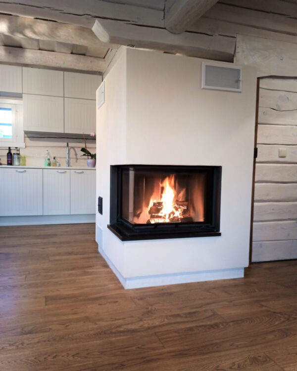 Romotop - Focar lemne pe colt HEAT HR3LE 50x40x51 - imagine 2