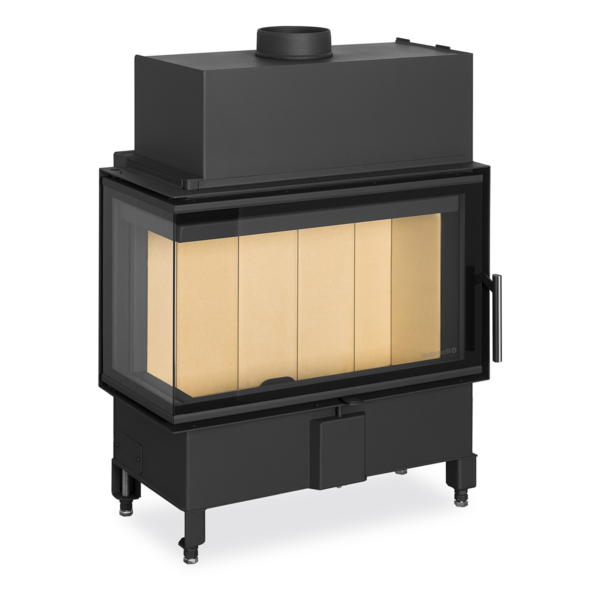 Romotop - Focar lemne pe colt HEAT HL2SX 70x33x44