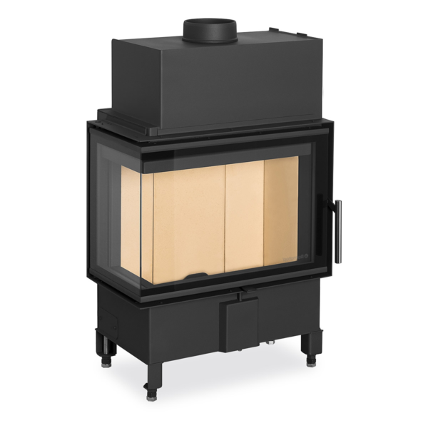 Romotop - Focar lemne pe colt HEAT HL2SY 60x33x44