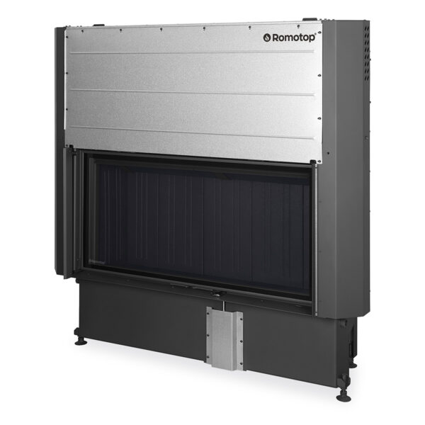 Romotop - Focar semineu lemne 118x60 IMPRESSION I2LL01, samota neagra