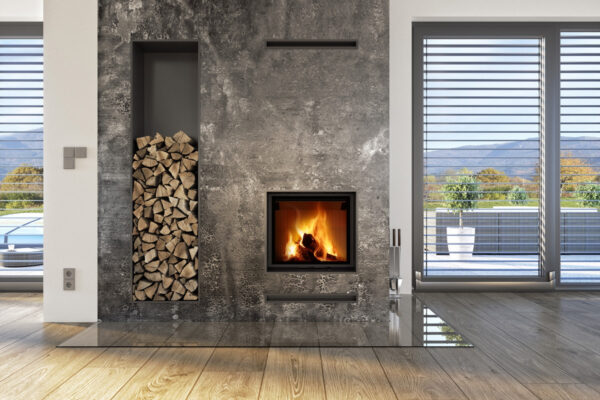 Romotop - Focar semineu lemne 67x60 IMPRESION I2G01, samota crem - imagine 3