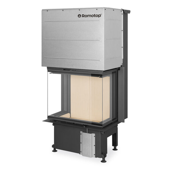 Romotop - Focar semineu lemne 67x61x34 IMPRESSION IC2LF 21, samota crem