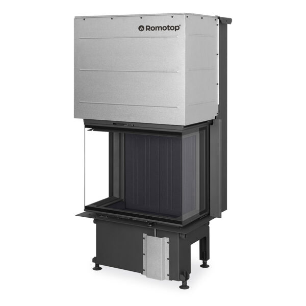 Romotop - Focar semineu lemne 67x61x34 IMPRESSION IC2LF 21, samota neagra