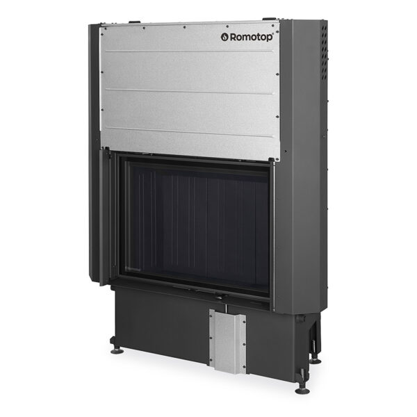Romotop - Focar semineu lemne 80x60 IMPRESSION I2LH01, samota neagra