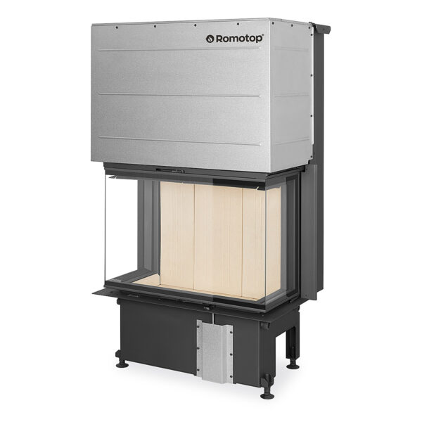 Romotop - Focar semineu lemne 80x61x34 IMPRESSION IC2LG 21, samota crem