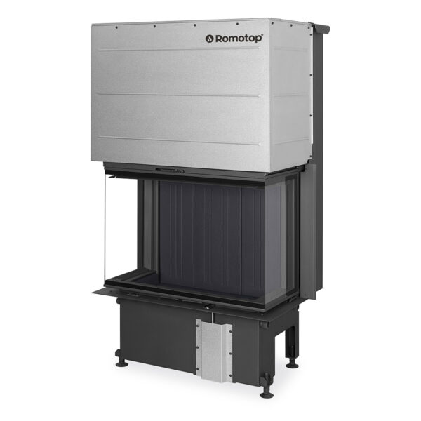 Romotop - Focar semineu lemne 80x61x34 IMPRESSION IC2LG 21, samota neagra