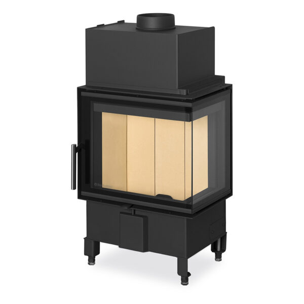 Romotop - Focar lemne pe colt HEAT HR2SV 50x44