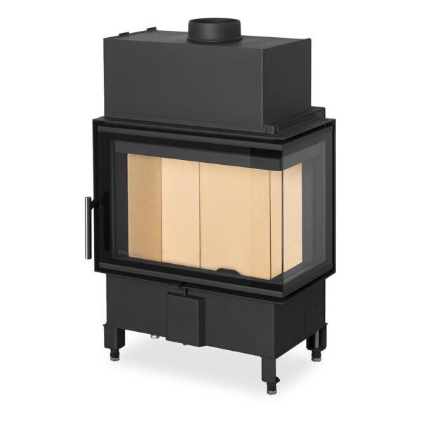 Romotop - Focar lemne pe colt HEAT HR2SY 60x33x44