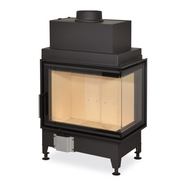 Romotop - Focar lemne pe colt HEAT HR2SG 65x40x51