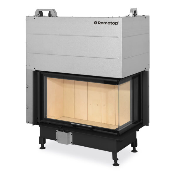 Romotop - Focar lemne pe colt HEAT HR3LF 81x40x51