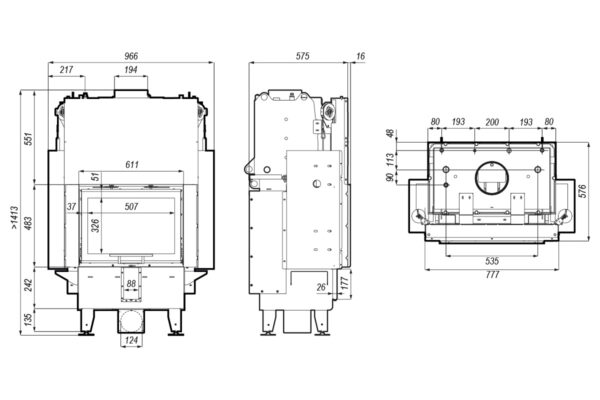 Termosemineu Defro RIVA SM G SHORT - imagine 3